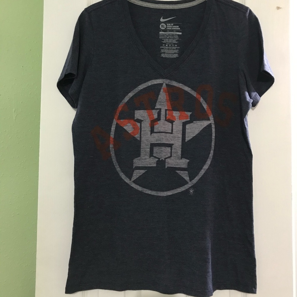 Houston Astros Nike v neck T-shirt